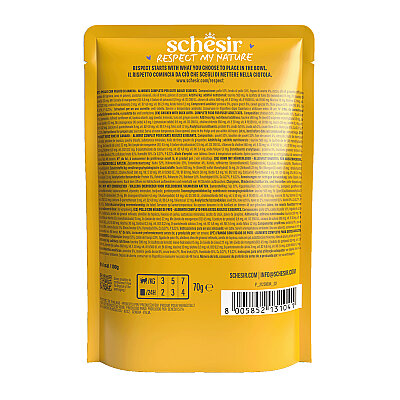 Schesir Exigent Tavuk ile Ördek Karaciğeri Tam ve Dengeli Yetişkin Kedi Maması Pouch 70g - 2