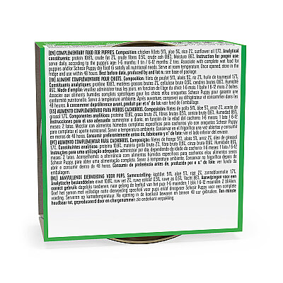 Schesir Jelly Tavuk Fileto ve Aloe Vera Jöle İçinde Yavru Köpek Konservesi 150g (1)