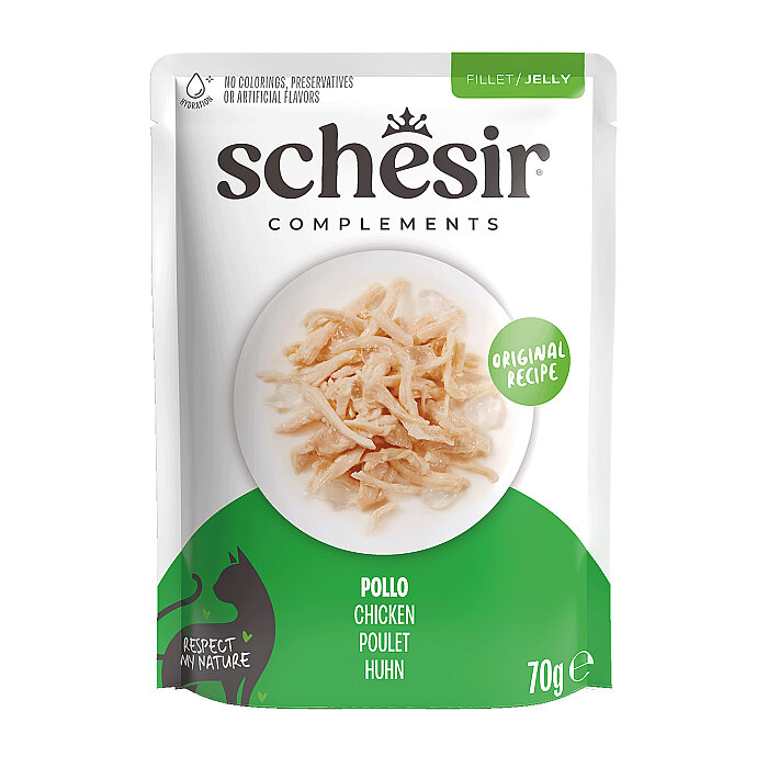Schesir Jelly Tavuk Filetolu Jöle İçinde Yetişkin Kedi Pouch 70g - 1
