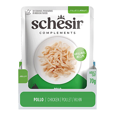 Schesir Jelly Tavuk Filetolu Jöle İçinde Yetişkin Kedi Pouch 70g - 3