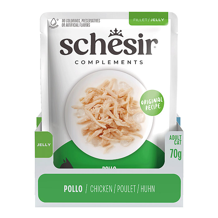Schesir Jelly Tavuk Filetolu Jöle İçinde Yetişkin Kedi Pouch 70g - 3