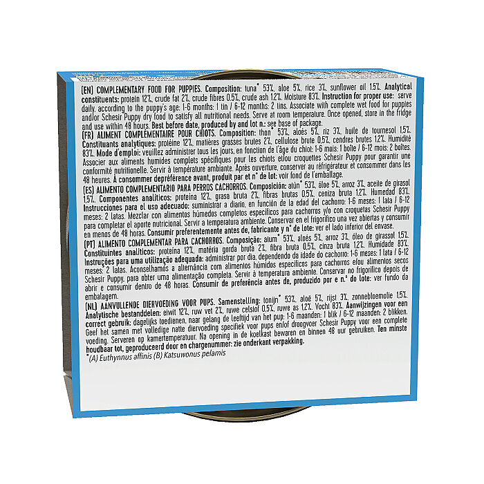 Schesir Jelly Ton Balığı ve Aloe Vera Jöle İçinde Yavru Köpek Konservesi 150g - 2
