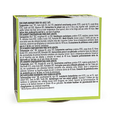 Schesir Jelly Ton Balığı ve Mahi Mahi Balığı Jöle İçinde Yetişkin Kedi Konservesi 85g (1)