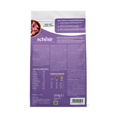 Schesir Monoprotein Sensitive Kuzulu Yetişkin Kedi Maması 1,5 kg - 3