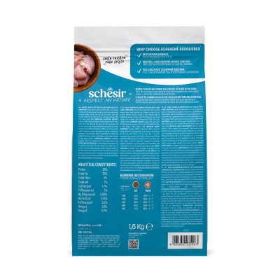 Schesir Monoprotein Tüy Yumağı Kontrolü Tavuklu Yetişkin Kedi Maması 1,5 kg - 3