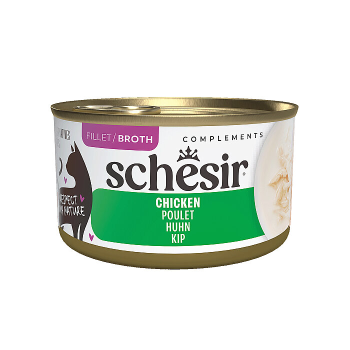 Schesir Tavuk Filetolu Pişirme Suyunda Yetişkin Kedi Konservesi 70g - 1