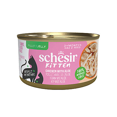 Schesir Tavuklu ve Aloeli Yavru Kedi Konservesi 85g