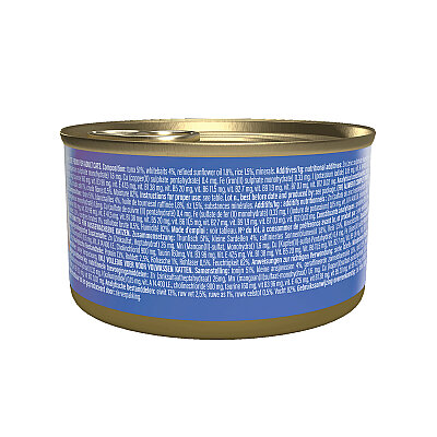 Schesir Ton Balığı Ringa Balığı ve Pirinçli Pişirme Suyunda Yetişkin Kedi Konservesi 85g (1)