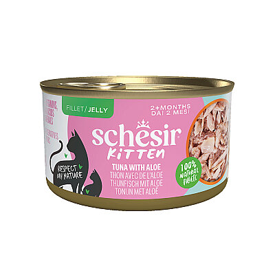 Schesir Ton Balıklı ve Aloeli Yavru Kedi Konservesi 85g
