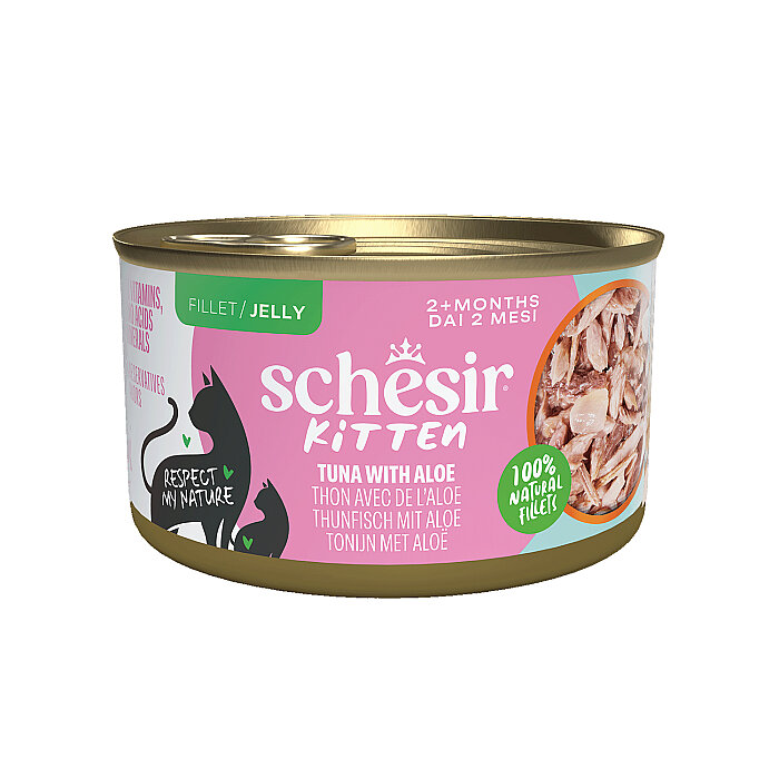 Schesir Ton Balıklı ve Aloeli Yavru Kedi Konservesi 85g - 1