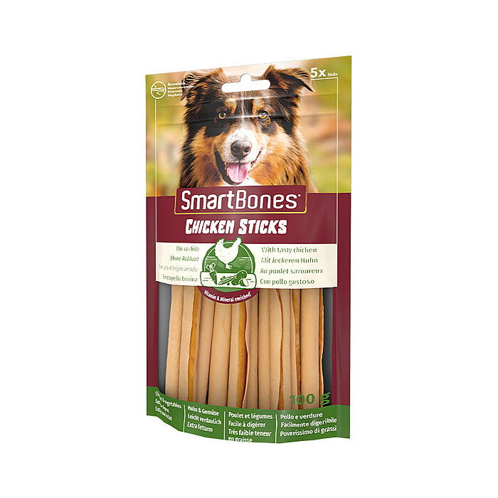 SmartBones Çubuk Köpek Ödül Maması Tavuklu (5li) 100g - 1