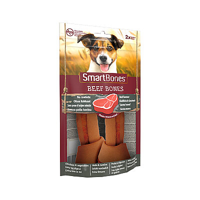 SmartBones Köpek Ödül Kemiği Sığır Etli Medium (2li) 158g