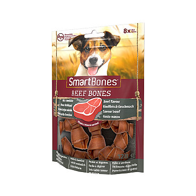 SmartBones Köpek Ödül Kemiği Sığır Etli Mini (8li) 128g