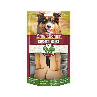 SmartBones Köpek Ödül Kemiği Tavuklu Medium (2li) 158g